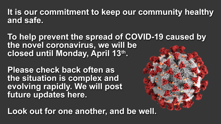 An important message about our response to Corona virus.